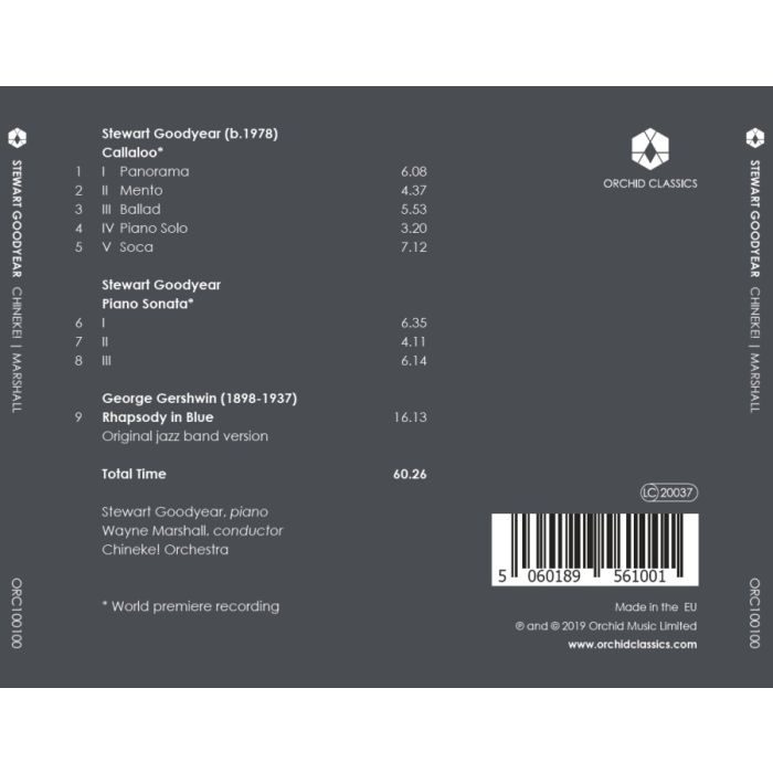 Gershwin: Rhapsody in Blue; Goodyear: Callaloo Suite; Piano Sonata - slide-1