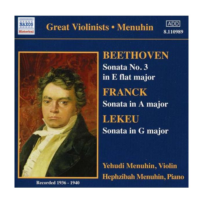 Violin Sonatas: Beethoven / Franck / Lekeu