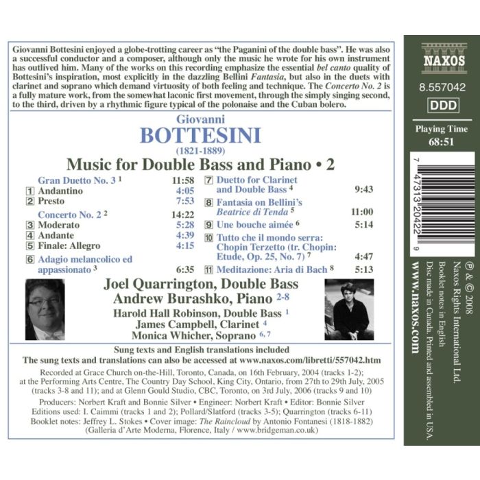 Bottesini: Music for Double bass - slide-1