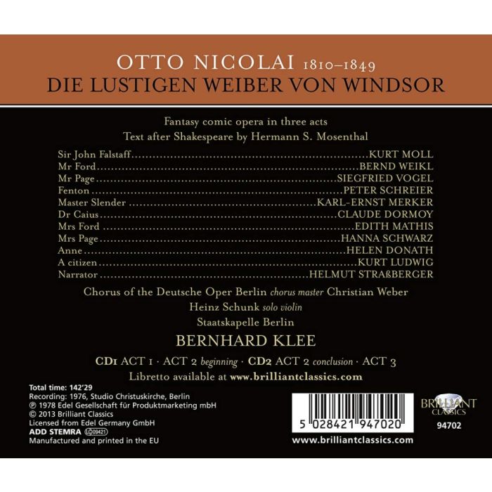 Nicolai: Die Lustigen Weiber von Windsor - slide-1