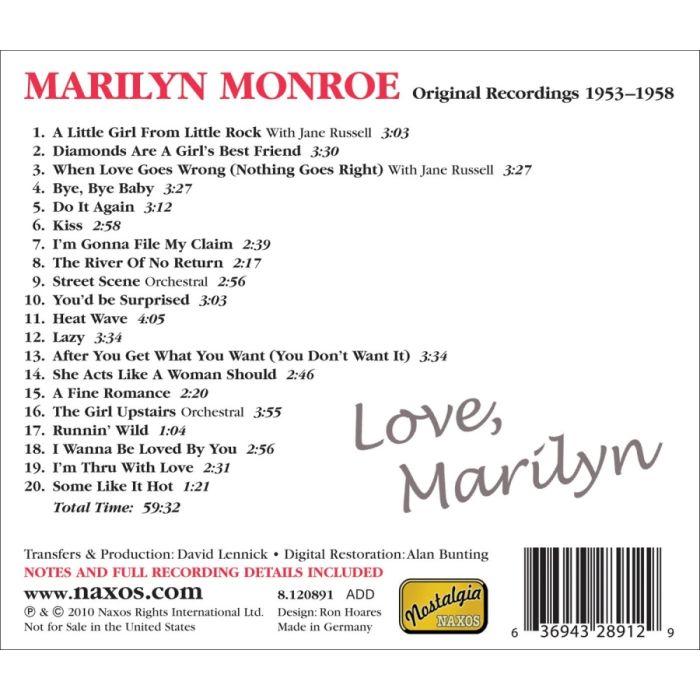 Love, Marilyn (nagr. 1953-1958) - slide-1