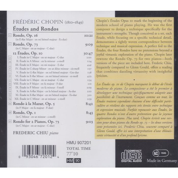 Chopin: 12 Etudes, 4 Rondos - slide-1
