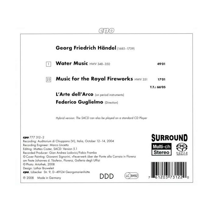 Handel: Water Music, Music for the Royal Firewo - slide-1
