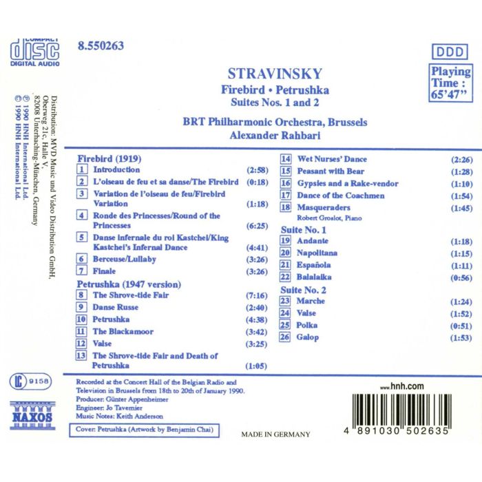 STRAVINSKY: Firebird & Petrushka - slide-1