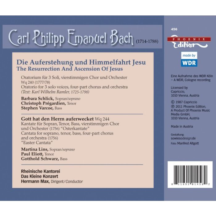 Bach, C.P.E.: Die Auferstehung und Himmelfahrt Jesu - slide-1