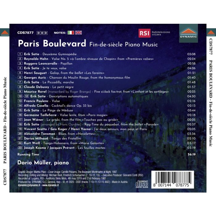 Paris Boulevard, Fin-de-si?cle Piano Music - slide-1