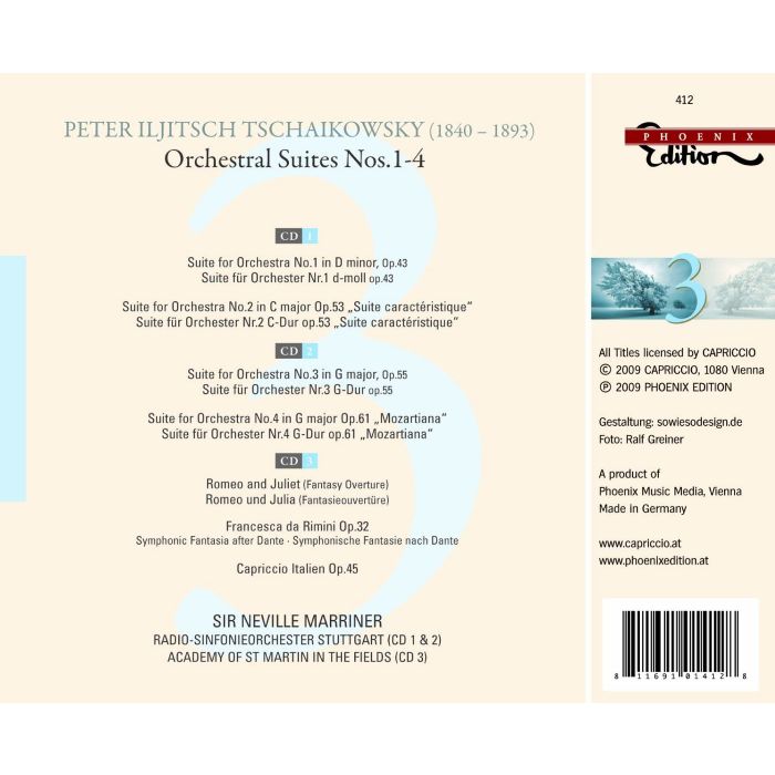 Tchaikovsky: Orchestral Suites 1-4, Romeo & Juliet Fantasy Overture - slide-1