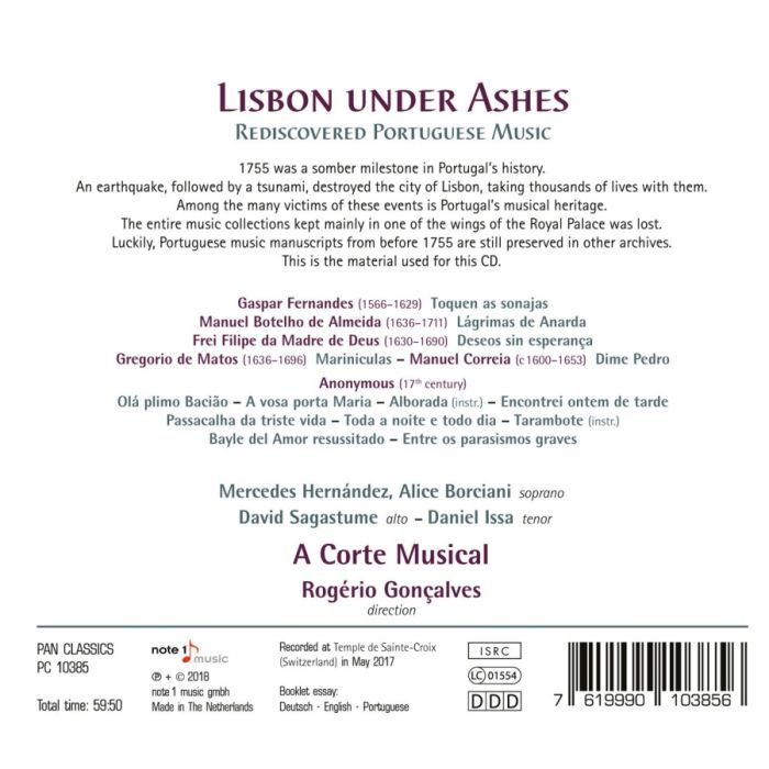 Lisbon under Ashes, Rediscovered Portuguese Music - slide-1
