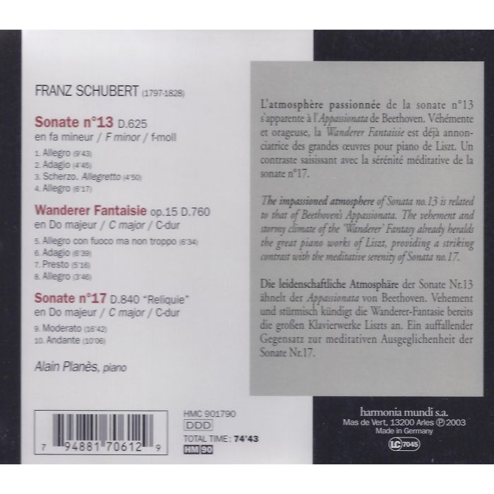 Schubert: Sonates v.VIII - slide-1