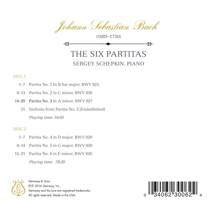 Bach: The Six Partitas - slide-1
