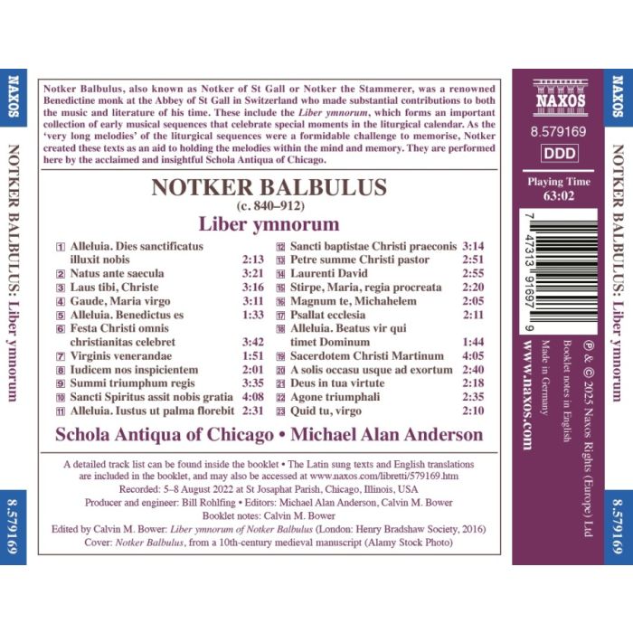 Notker Balbulus: Liber ymnorum - slide-2