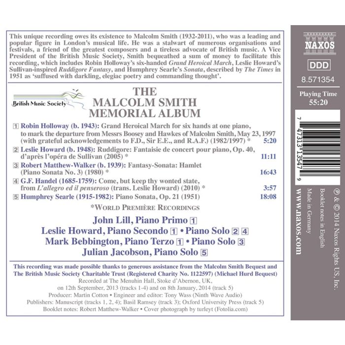 Works for Piano: Handel, Holloway, Howard Matthew-Walker - slide-1