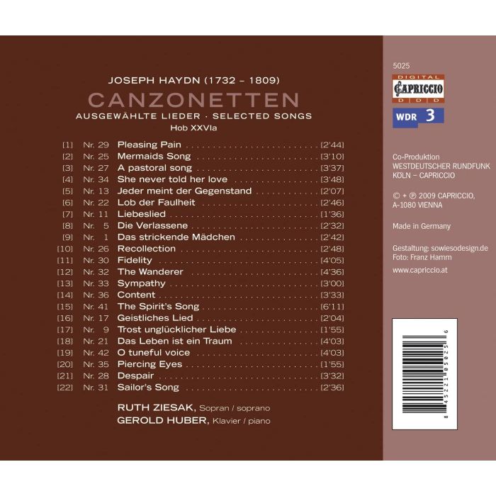Haydn: Canzonetten - slide-1