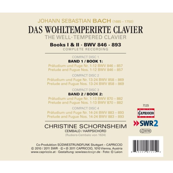 Bach: Das Wohltemperirte Clavier, Books I & II - Complete Recording - slide-1