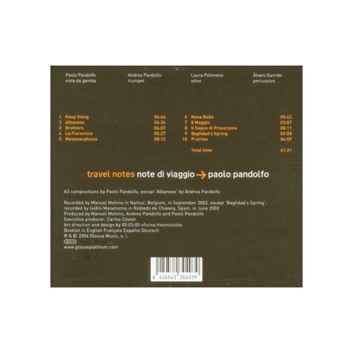 Travel Notes / Paolo Pandolfo - slide-1