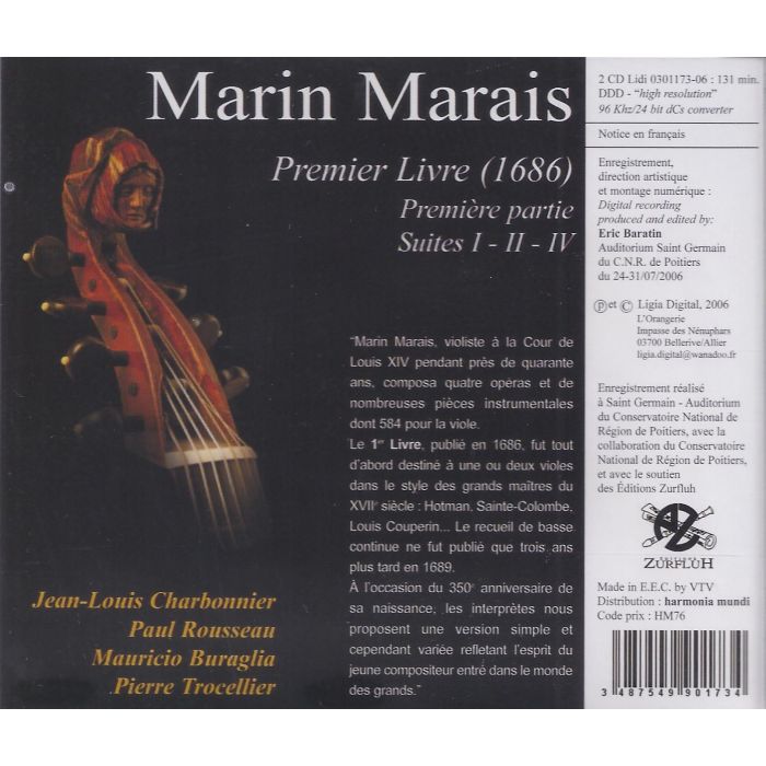 Marais: Pieces de viole, Premier Livre 1686, Suite - slide-1