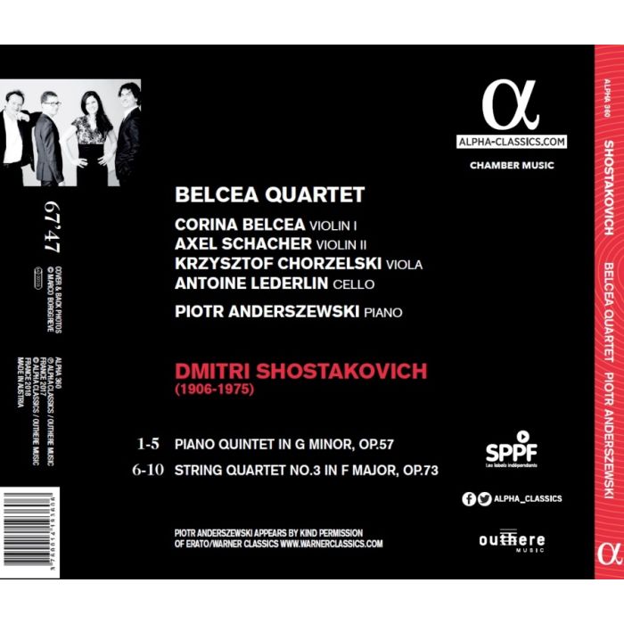 Shostakovich: Quartet No. 3 & Piano Quintet - slide-1