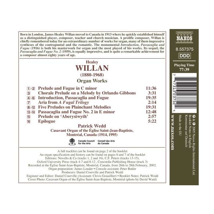 WILLAN: Organ works - slide-1