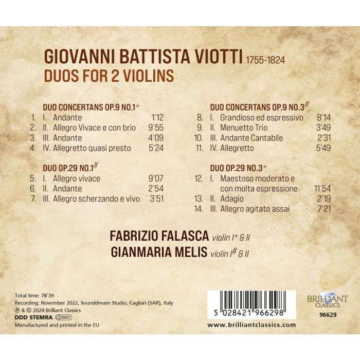 Viotti: Duos for 2 Violins - slide-1