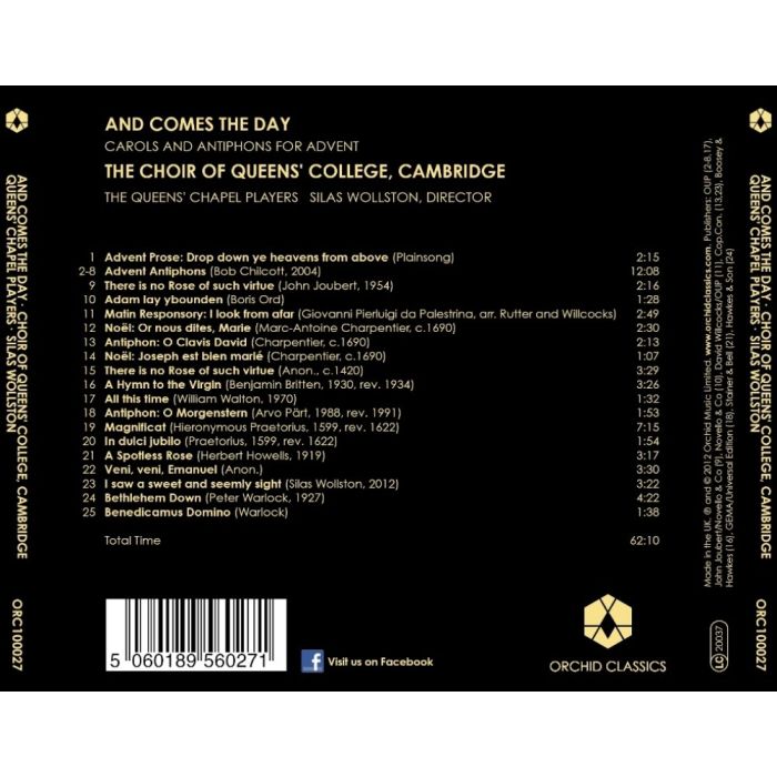 And Comes The Day - Carols and Antiphons for Advent - slide-1