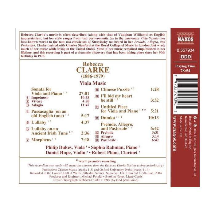CLARKE: Viola Sonata, Dumka - slide-1
