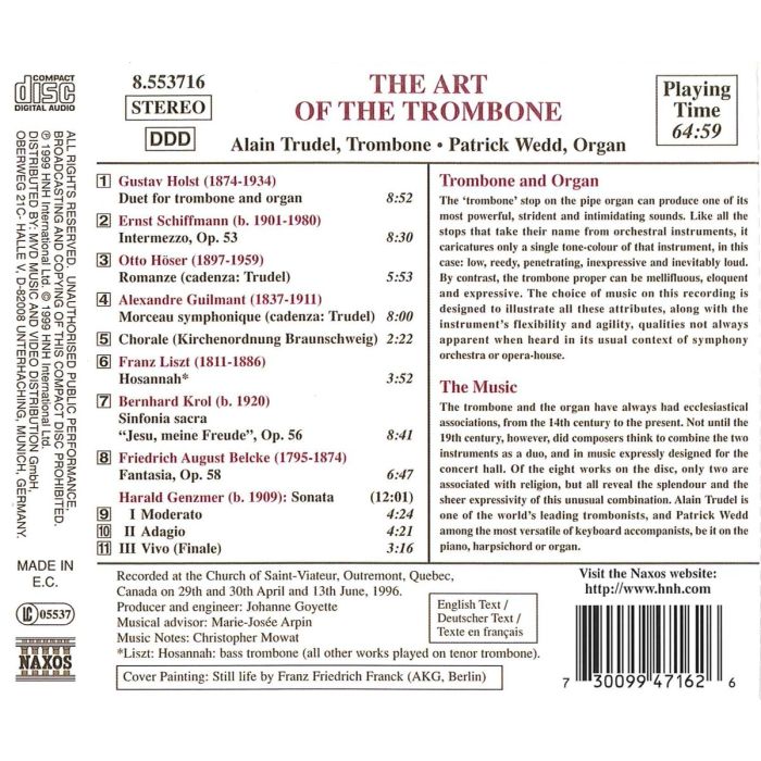 THE ART OF THE TROMBONE - slide-1