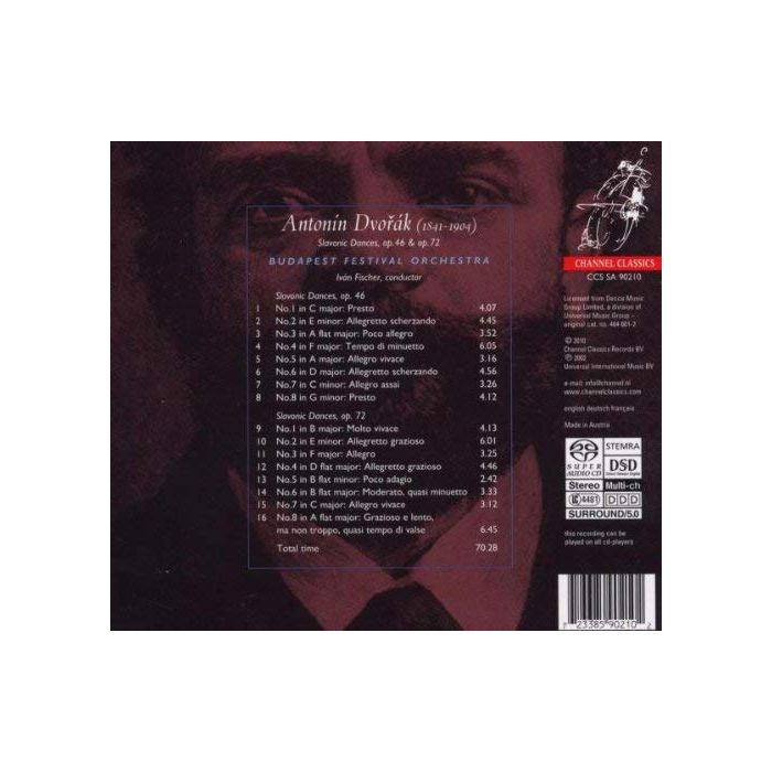 Dvorak: Slavonic Dances op.46 & op.72 - slide-1