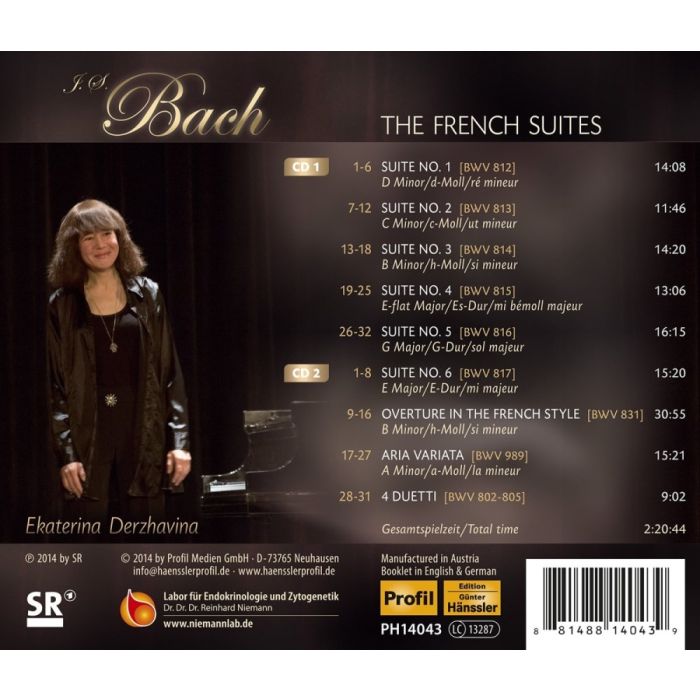 Bach: The French Suites; French Overture; Aria Variata - slide-2
