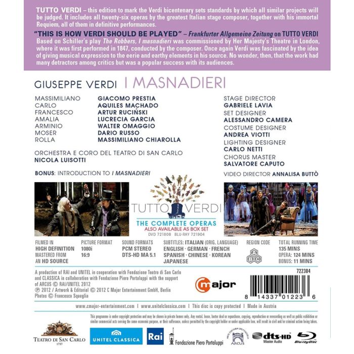 Verdi: I Masnadieri / Tutto Verdi - slide-1