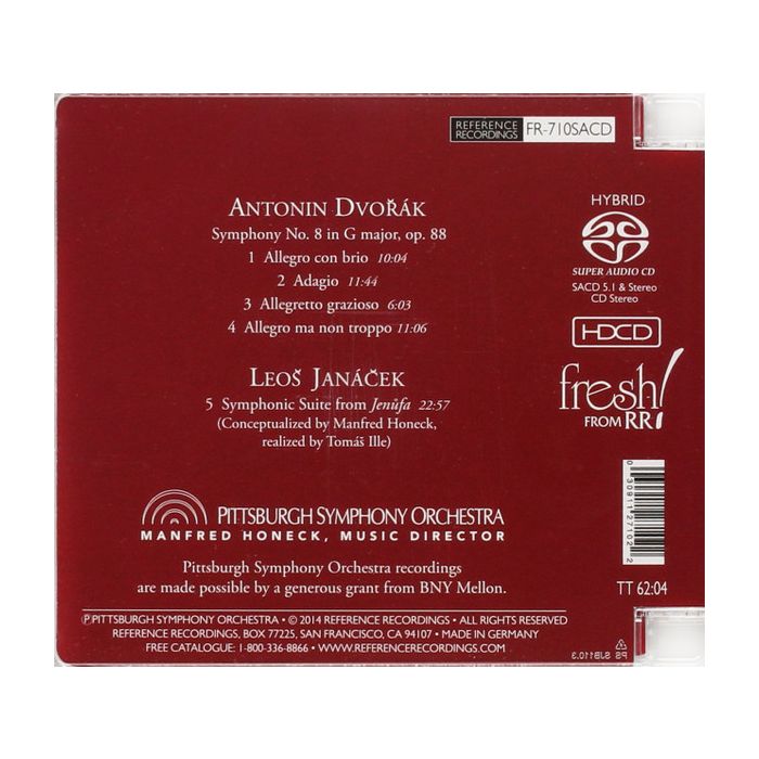 Dvorak:  Symphony No. 8 / Janacek: Symphonic Suite From Jenufa - slide-1