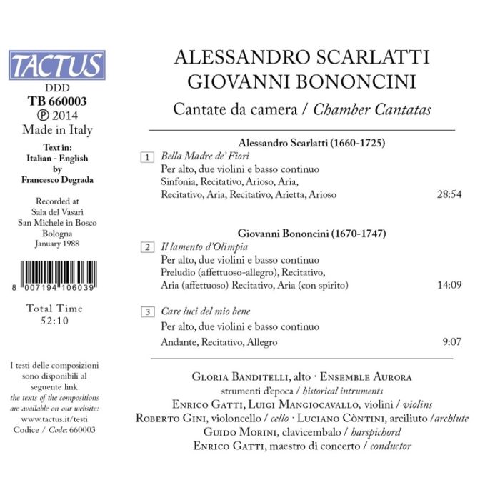 Scarlatti & Bononcini: Cantate da camera - slide-1