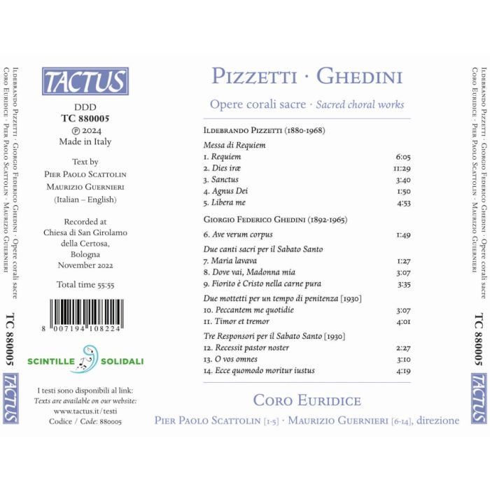Pizzetti & Ghedini: Sacred Choral Works - slide-1