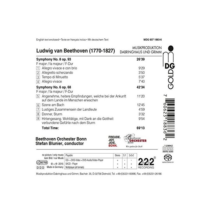 Beethoven: Symphonies No. 6 & No. 8 - slide-1