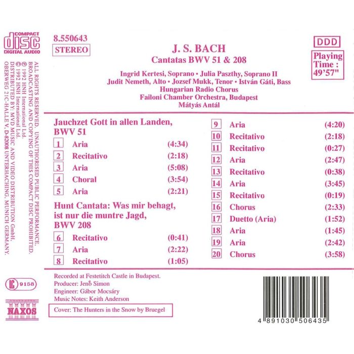 BACH: Cantatas - slide-1