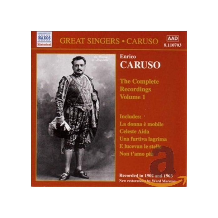 CARUSO, Enrico: Complete Recordings, Vol. 1 (1902-1903)