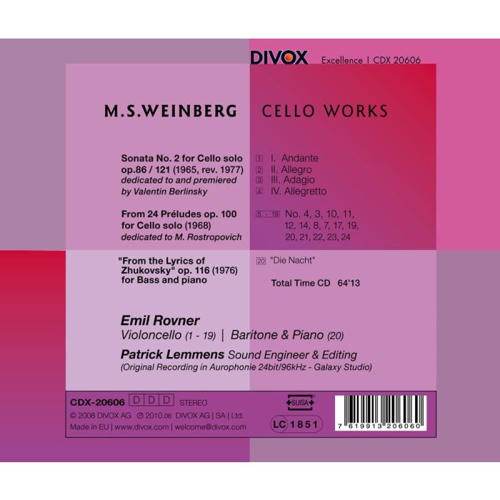Weinberg: Cello works - slide-1