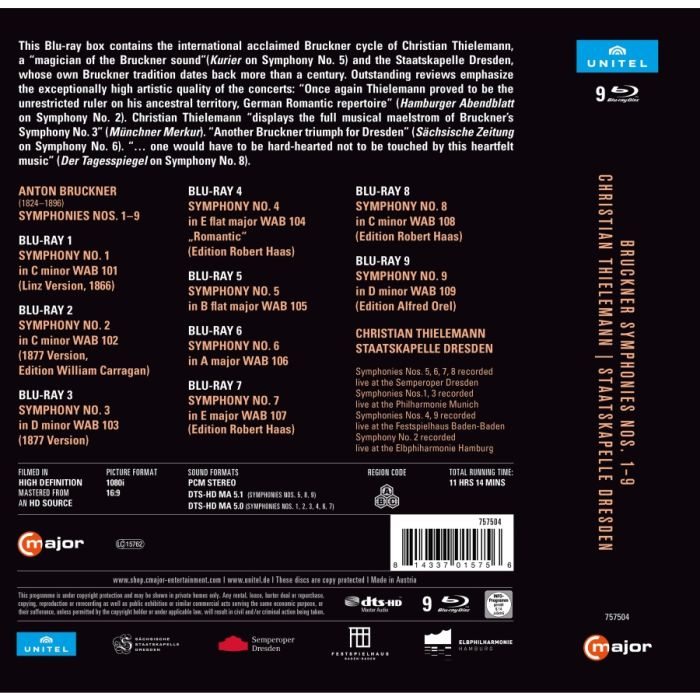Bruckner: Symphonies Nos. 1 - 9 - slide-1