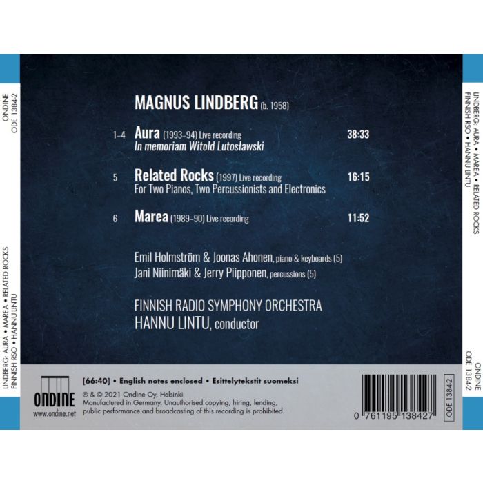 Lindberg: Aura; Marea; Related Rocks - slide-1