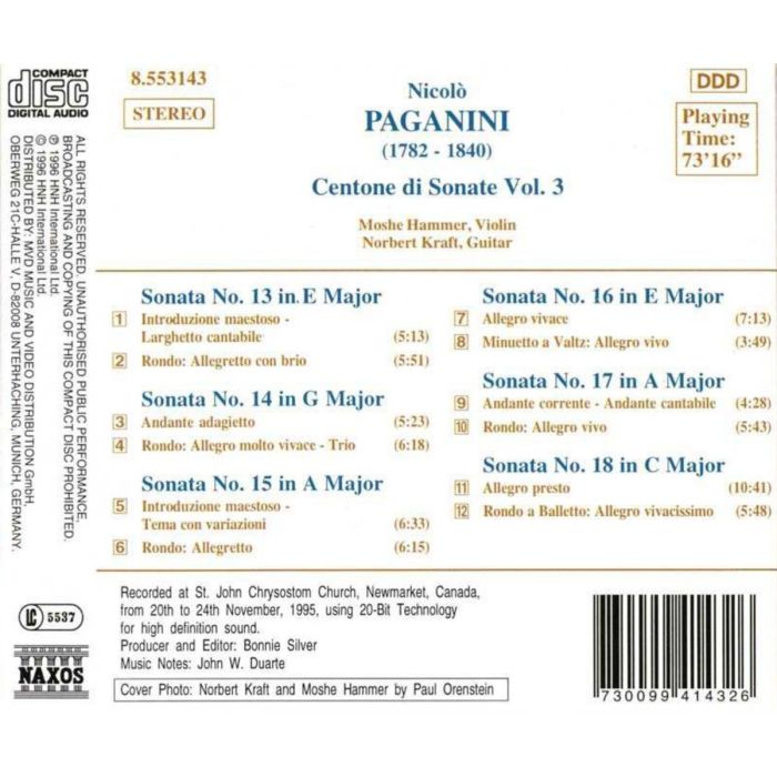 PAGANINI: Centone di Sonate vol. 3 - slide-1