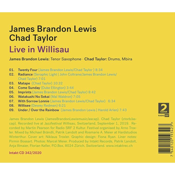 James Brandon Lewis & Chad Taylor: Live In Willisau - slide-1