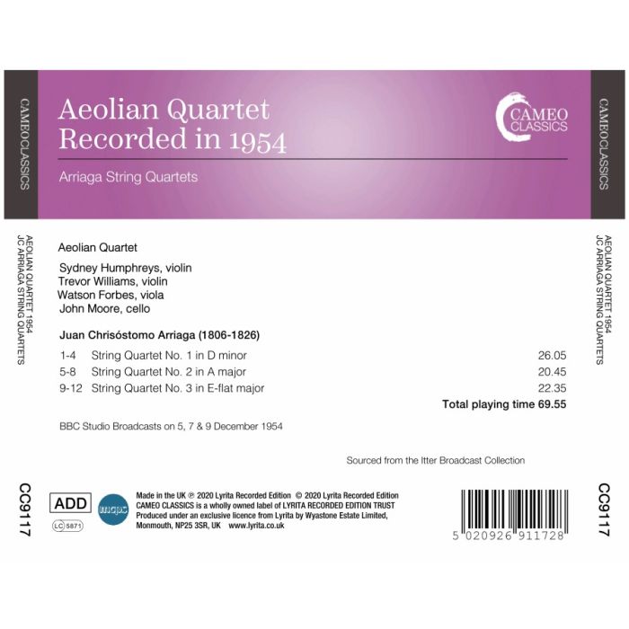 Arriaga: String Quartets 1 - 3 - slide-1