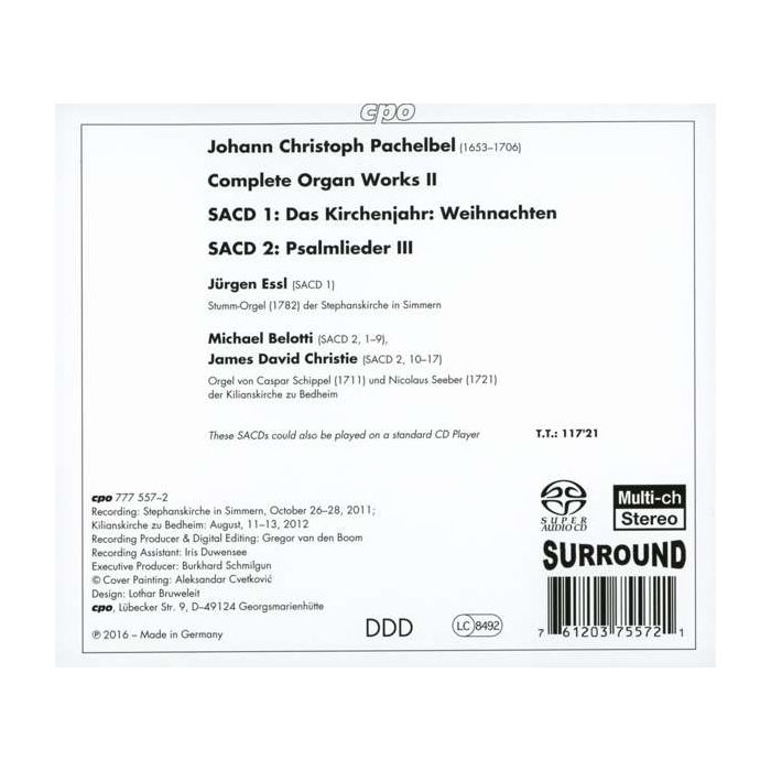 Pachelbel: Complete Organ Works II - slide-1