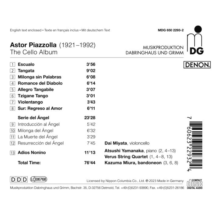 Piazzolla: The Cello Album - slide-1