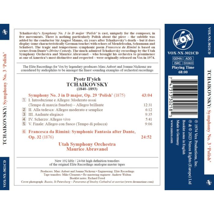 Tchaikovsky: Symphony No. 3 'Polish’; Francesca da Rimini - slide-1