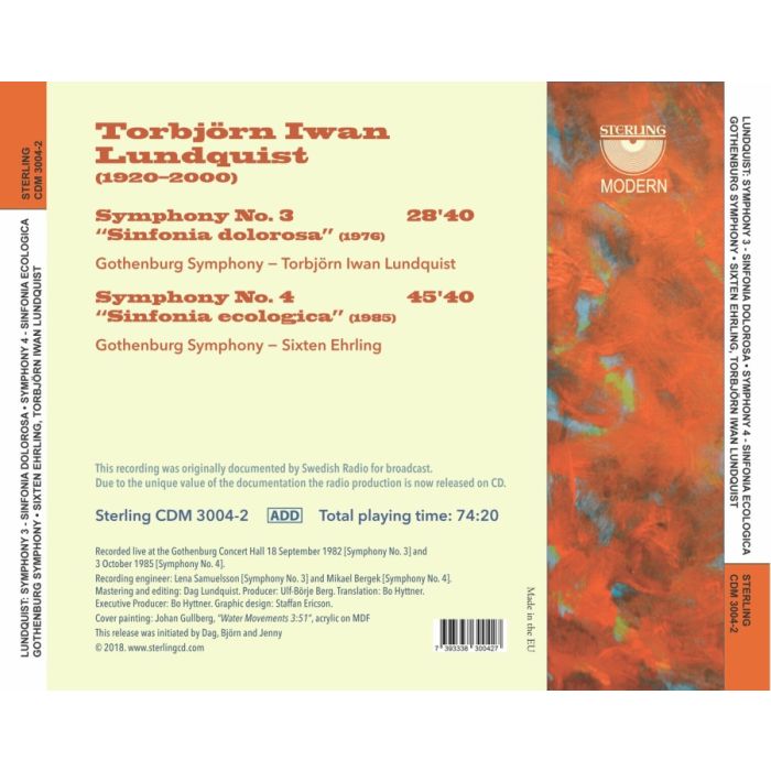 Lundquist: Symphonies Nos. 3 & 4 - slide-1