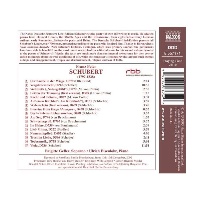 SCHUBERT F.: Schubert's Friends - Vol. 2 - slide-1