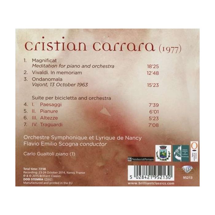 Carrara: Magnificat; Ondanomala; Suite per bicicletta e orchestra - slide-1