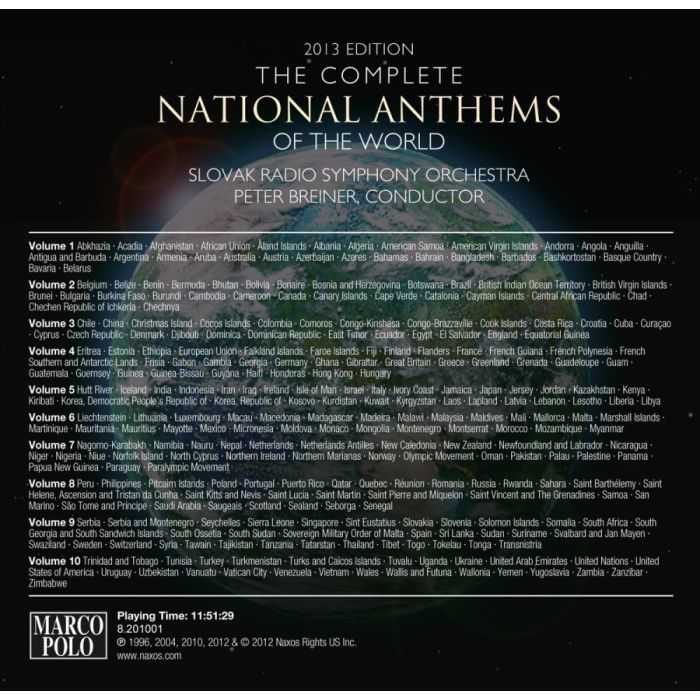 The Complete National Anthems of the World - hymny narodowe świata - slide-1