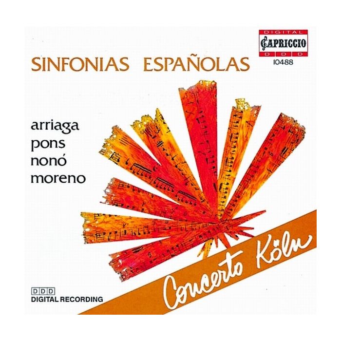 Sinfonias Espa?olas - Arriaga, Pons, Nonó, Moreno