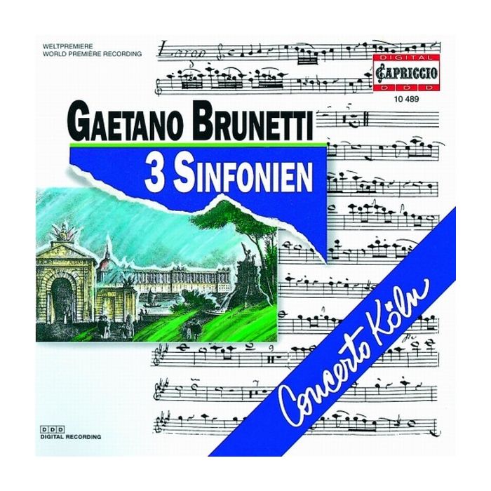 BRUNETTI Gaetano: 3 Sinfonien